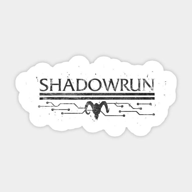 Shadowrun Sticker by kusanagi